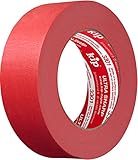Alcance de la entrega: 1 x cinta de cinta de cinta de cinta ultra nítida 36 mm x 50 m, resistente a los rayos UV / crepé de pintor para lanzar superficies lisas y ásperas