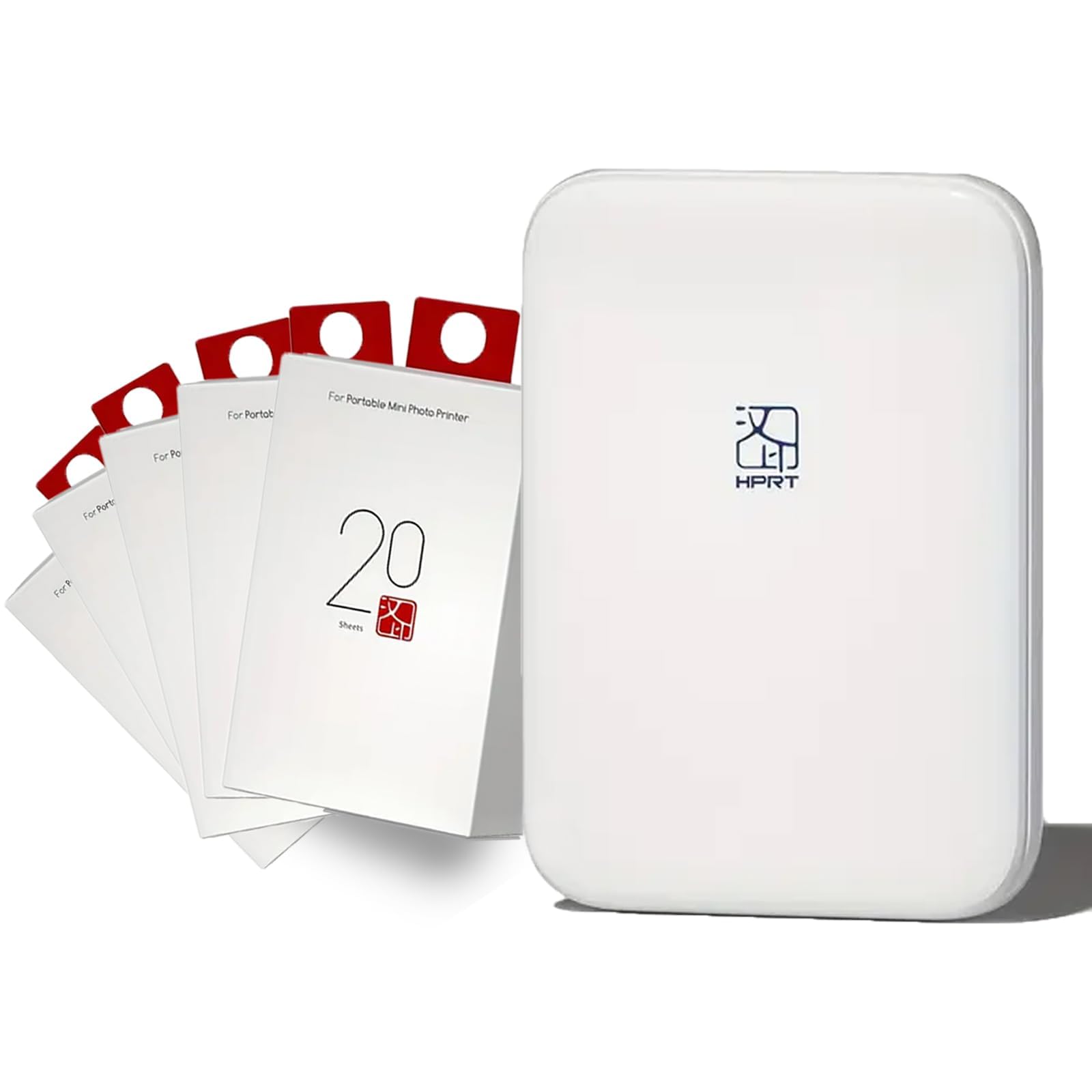 Photo 1 of [NO ZINK PAPER] KENTO MAX Mini Portable Instant Photo Printer - Bluetooth 5.0, Works with iOS & Android (Printer+with 100 Sheets of 2 x 3 in Zink Photo Paper)