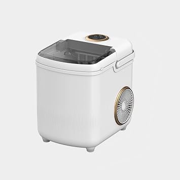 Ice Maker Countertop Ice Maker, Ice Maker with Handle, Self-Cleaning Ice Maker, 22lb/24 Hours, 6 Minutes Ready to Make 9 Ice Makers for Home Kitchen Bar Party Ice Maker