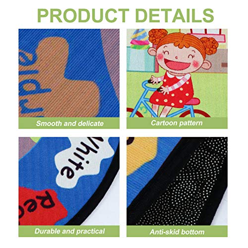 NUOBESTY Kinderkamer Tapijt Baby Kinderen Spelen Spel Mat Kruipen Mat Kinderen Vloer Speelkleed Speelgoed Opslag Mat Stijl a - Afbeelding 6