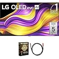 LG OLED83G5WUA 83 Inch G5 Series OLED evo 4K UHD Smart webOS TV with One Wall Design 2025 (Renewed) Bundle with Deco Gear 6FT HDMI Cable and CPS Exclusive 26 Month Protection Pack (BEACH-CPS-26M6500)