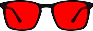 Sleepaxa Premium Red Night Glasses | 100% Blue & Green Light Block Till 550nm | Highest Spectral Filtration for Deep, Rest... Price In India