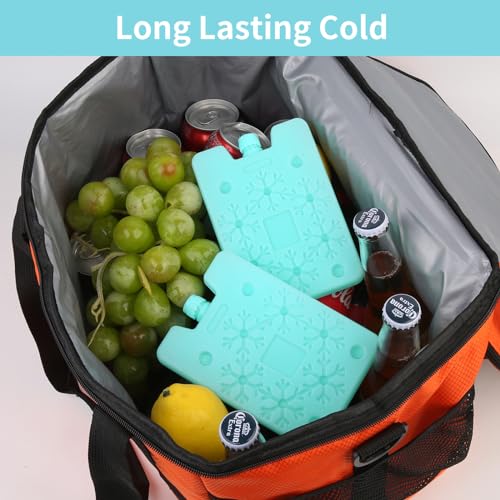 Image of Ice Packs for Lunch Boxes Cooler Tote Bags Reusable Refreezable Cold Slim Large Cheap Hard Protable Icepacks for Bento Shipping Beach Camp Car