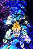  Vegeta Notebook: 110 Wide Lined Pages - 6\" x 9\" - Planner, Journal, Notebook, Composition Book, Diary for Women, Men, Teens, and Children