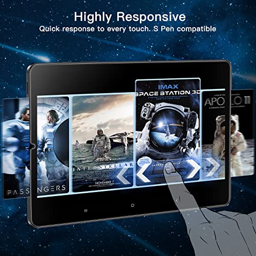 Image of JETech Screen Protector for Samsung Galaxy Tab S6 Lite (10.4 Inch, 2024 /2022 /2020 Model) with Easy Installation Frame, 9H Tempered Glass Film, HD Clear, 2-Pack