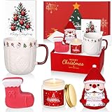 MUJUZE Regalo di Babbo Natale segreto per donne, set regalo di Natale per donne, regali di Natale per migliori amici, colleghi, fidanzate, sorelle, mamme, donne set regalo per idee di Natale