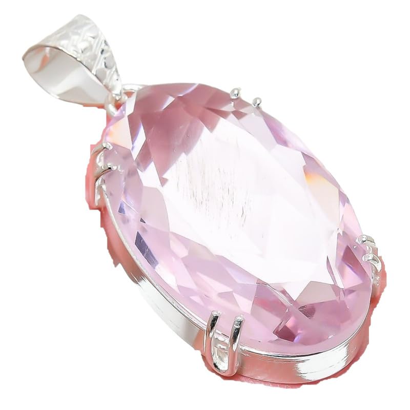 Pink Kunzite Gemstone Handmade 925...