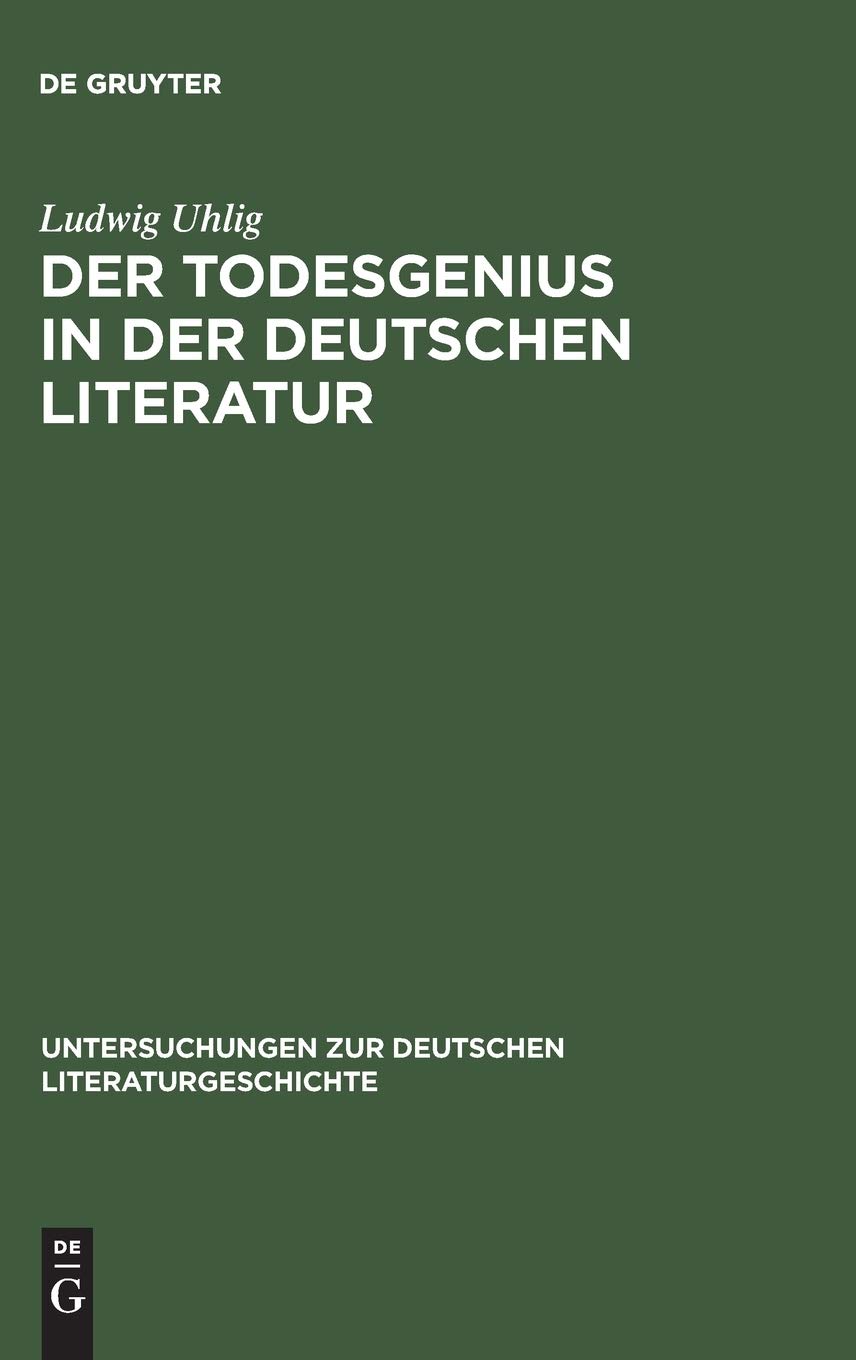 Der Todesgenius in der deutschen Literatur