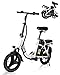 LGLRTD 14" Folding E-Bike for Adults - 22MPH, 30-Mile Range, Compact Commuter Electric Bike for Urban Travel with Multi-Shock Absorption System