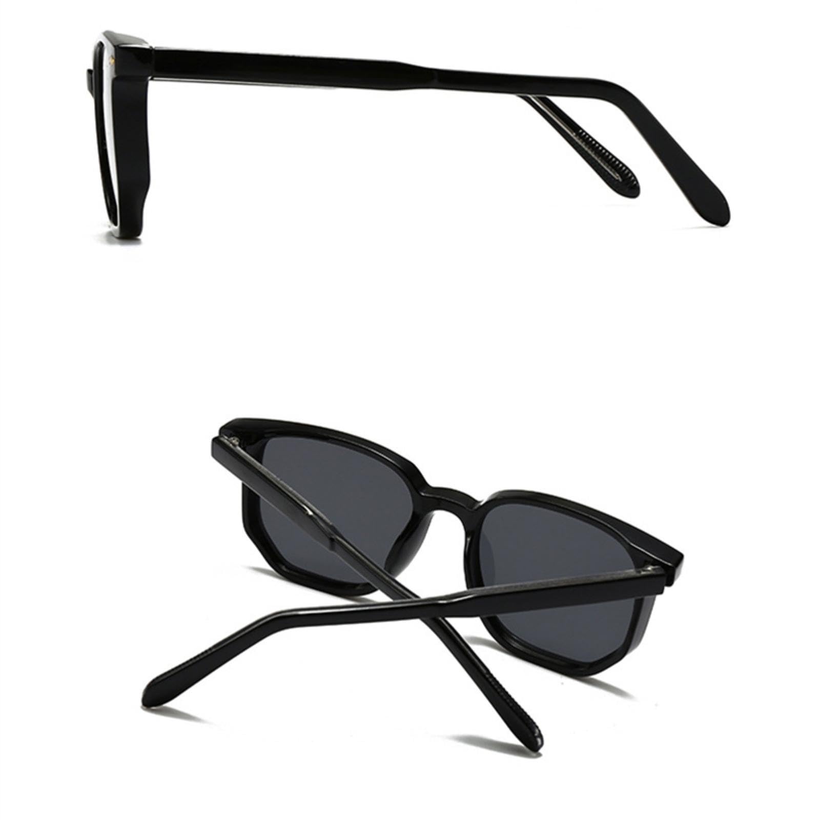 Gafas de sol poligonales de moda populares para mujeres y hombres, con remaches retro degradados, UV400