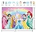 Princess Happy Birthday Photo Backdrop Girl Birthday Party Photography Backdrop Princess Baby Shower Cake Table Decoration Background (7x5ft)