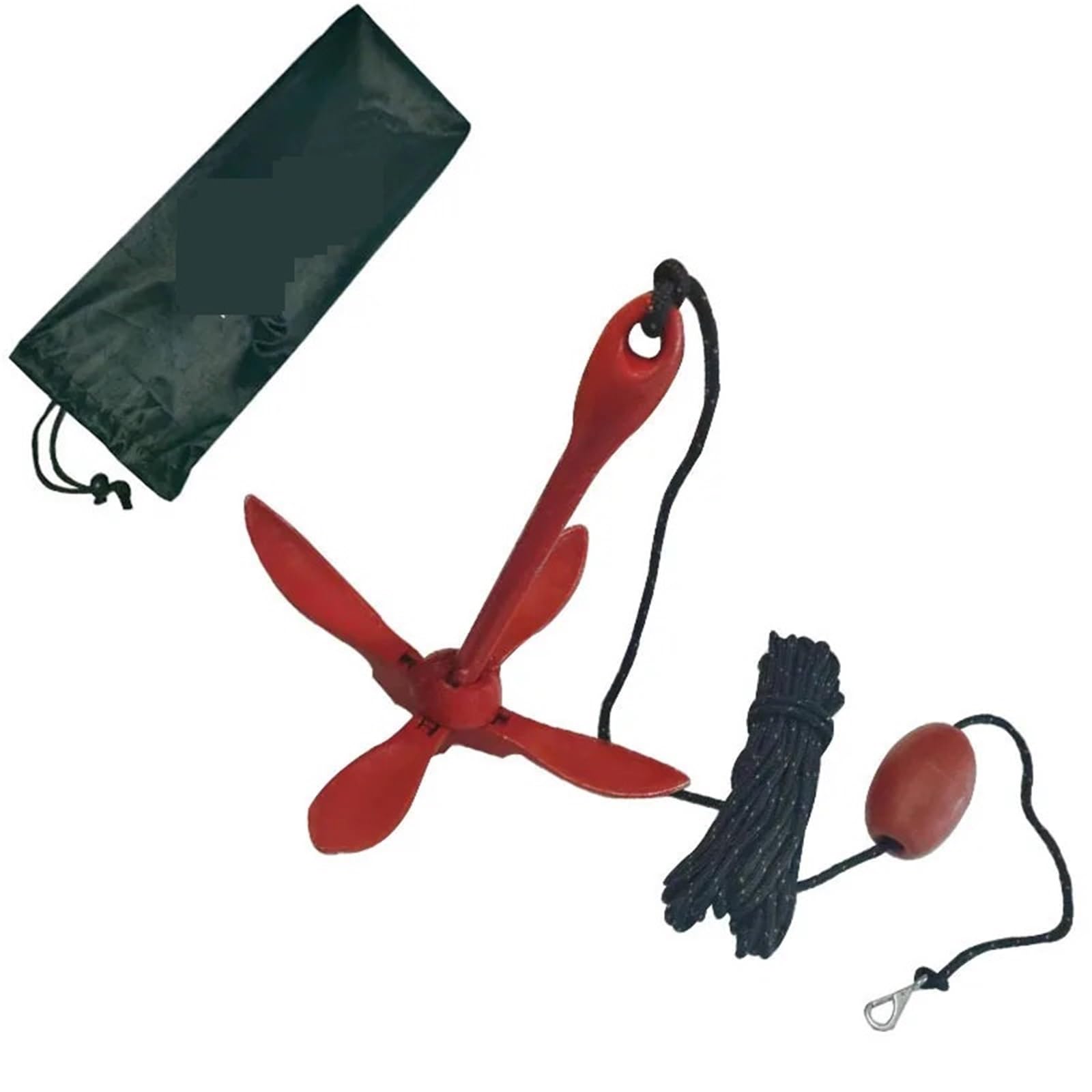 Soywim One Color Mooring Rope, 1.5Kg/3.5Lb Portable Folding Anchor Buoy Kit For Canoe Dinghy Fishing Hot Boat Accessories