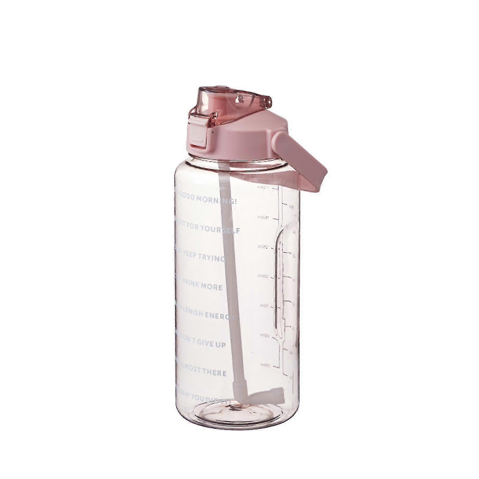 JOYHAPPST Water Bottle,Kettle With Straw Female Girls Large Portable Travel Bottles Sport