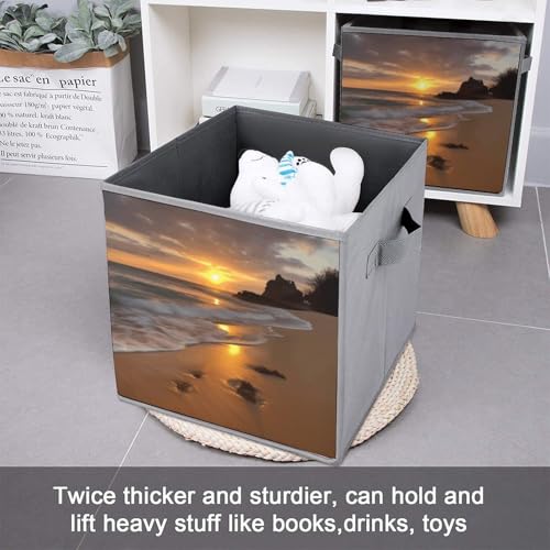 Lot de 6 boîtes de rangement empilables Sunrise Beach - 7