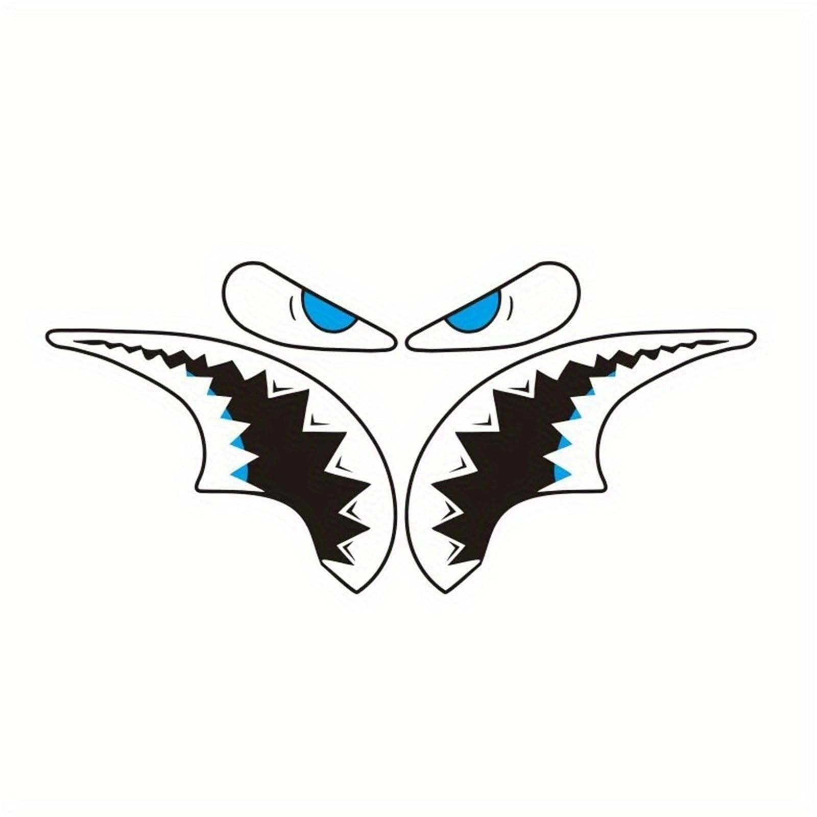 HAfgDJ 1pc Pet Shark Waterproof Sticker Anti-Scratch Sunproof Decal for Motorcycle Road Bike Frame & Head Tube