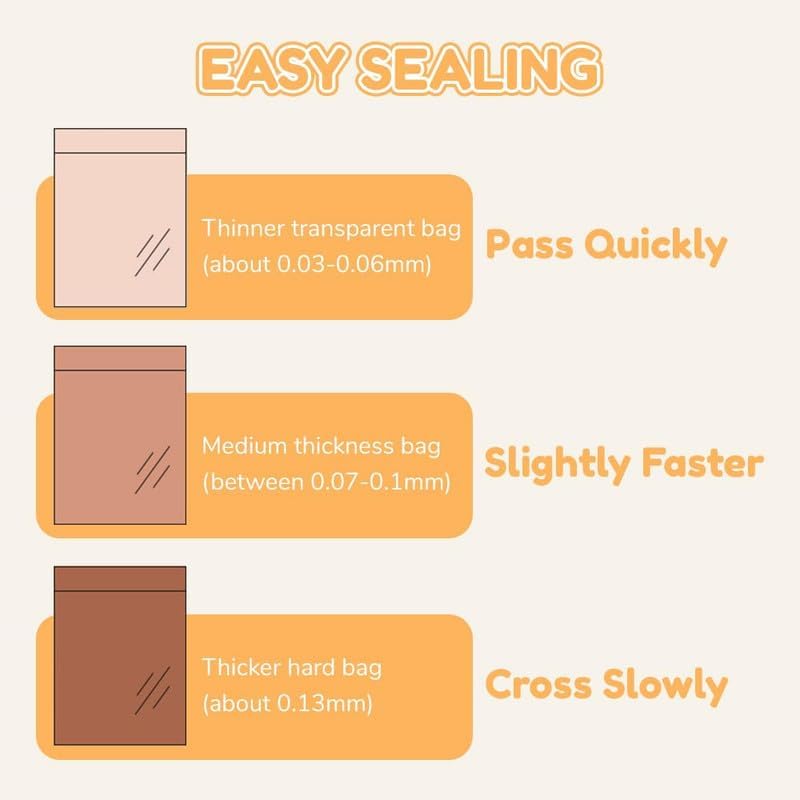 Miniatura 2 de Cortador y sellador de bolsas 2 en 1, sellador térmico de bolsas actualizado 2024, máquina selladora de alimentos al vacío portátil para bolsas de