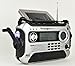 Kaito KA600L 5-Way Powered Emergency AM/FM/SW NOAA Weather Alert Radio with Solar,Dynamo Crank,Flashlight and Reading Lamp, Digital Radio with Larger Battery and Solar Panel (Silver)
