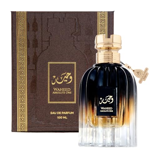 Waheed Absolute One Mens Eau de Parfum 100ml by French Arabian Perfume - Bold Sensual Long Lasting Fragrance for Men - Warm Spicy & Sweet Scent with Praline, Musk and Bourbon Vanilla Perfume