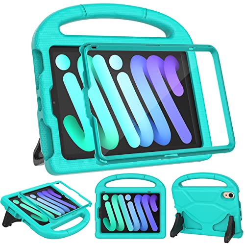 SUPLIK Kids Case for iPad mini 7 (A17 Pro) 2024 & iPad mini 6 (A15) 2021, 8.3-inch iPad mini 6th/7th Generation Case with Screen Protector, Durable Sh