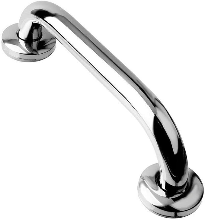 St@llion - Asa de seguridad, asidero para el baño, toallero, acero inoxidable, cromado, 20 cm (Pack of 2)
