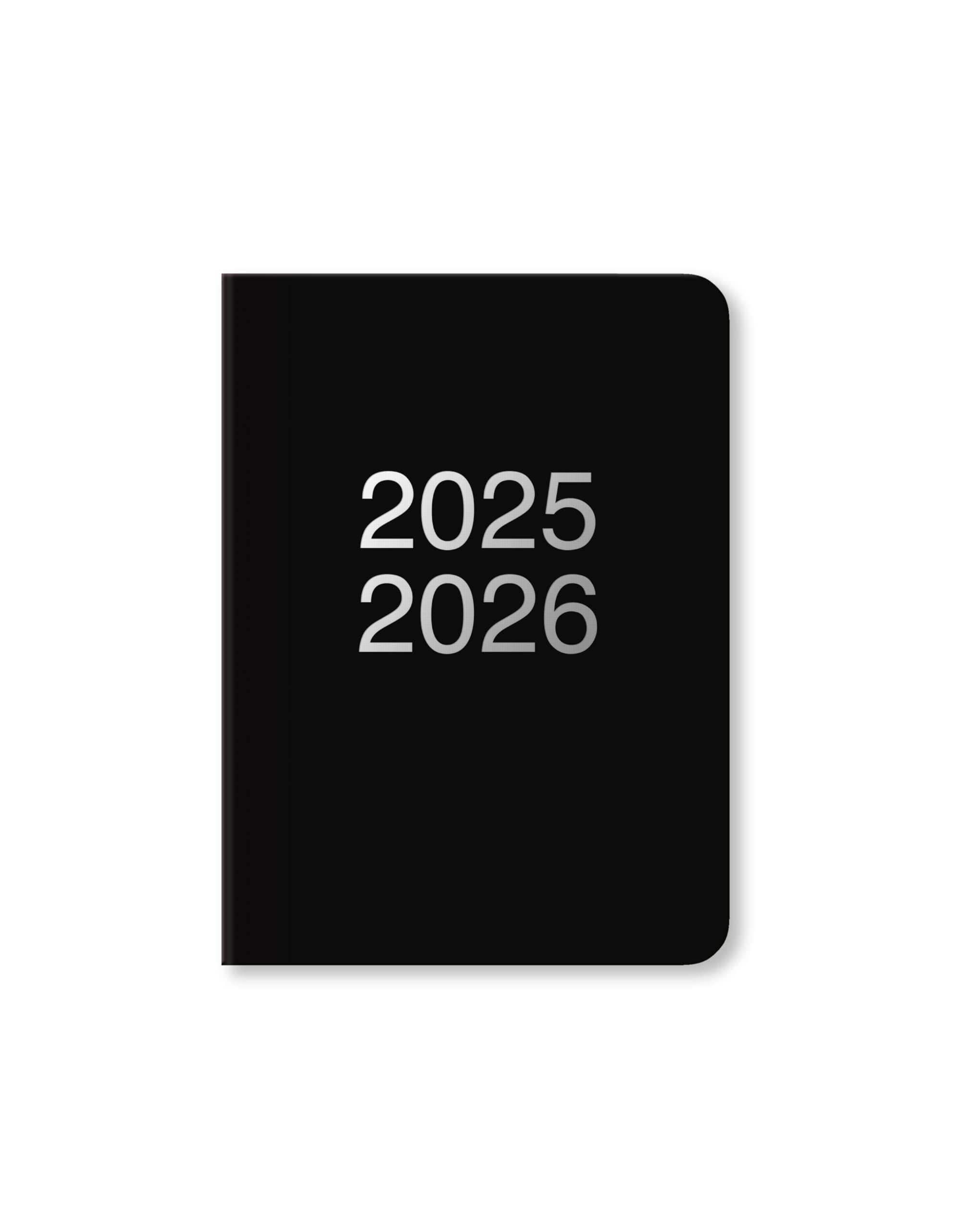 Letts of London Dazzle A6 academic 2025/2026 day to a page with appointments diary - Black 26-031121