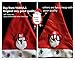 YAMULA 8 Pack Christmas Hat for Childrens and Adults, Non-Woven Pleuche New Hats for Celebrations and Recreation Red