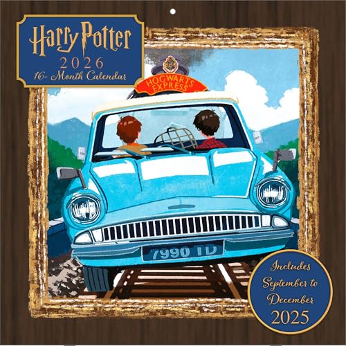 Pyramid - Harry Potter (Classic) 2026 - Brochure Calendar 30 x 30 cm with Hogwarts Motifs from the Films - Wall Calendar for Fans of Wizarding World