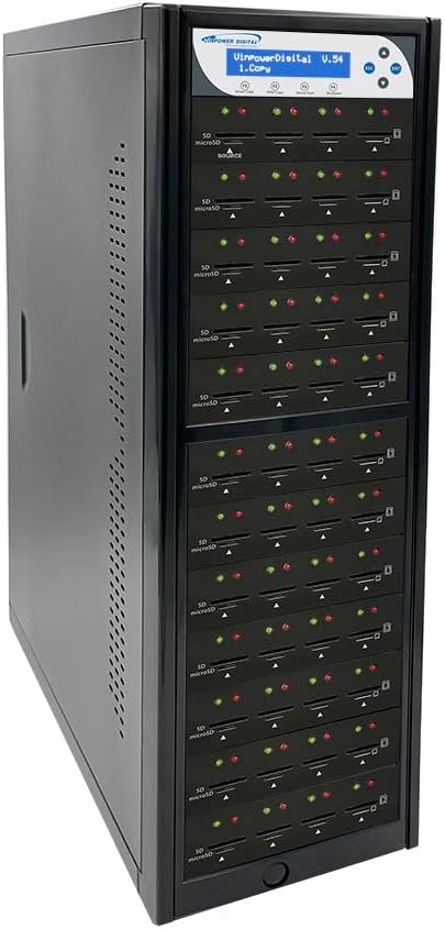 Vinpower SDMiniDup - SD/MicroSD Karten Duplikator 1 Zu 3, Standalone Ohne PC