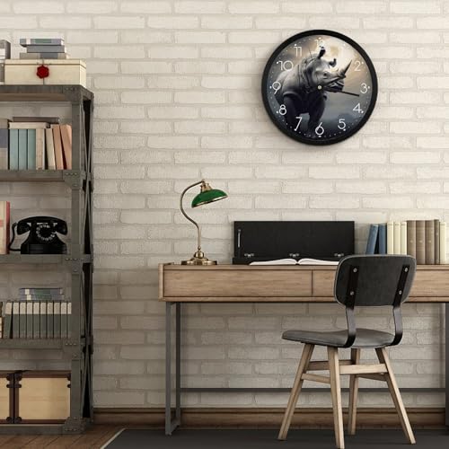 Horloge murale silencieuse Rhino contre le bruit du tic-tac - 6