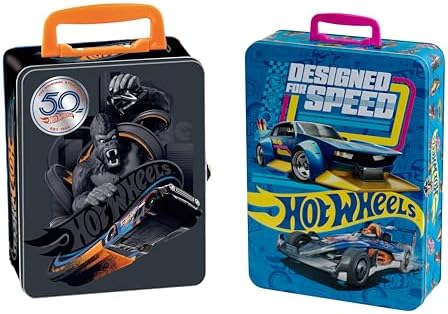 Klein Theo 2881 Hot Wheels Storage Case I Metal Suitcase for up to