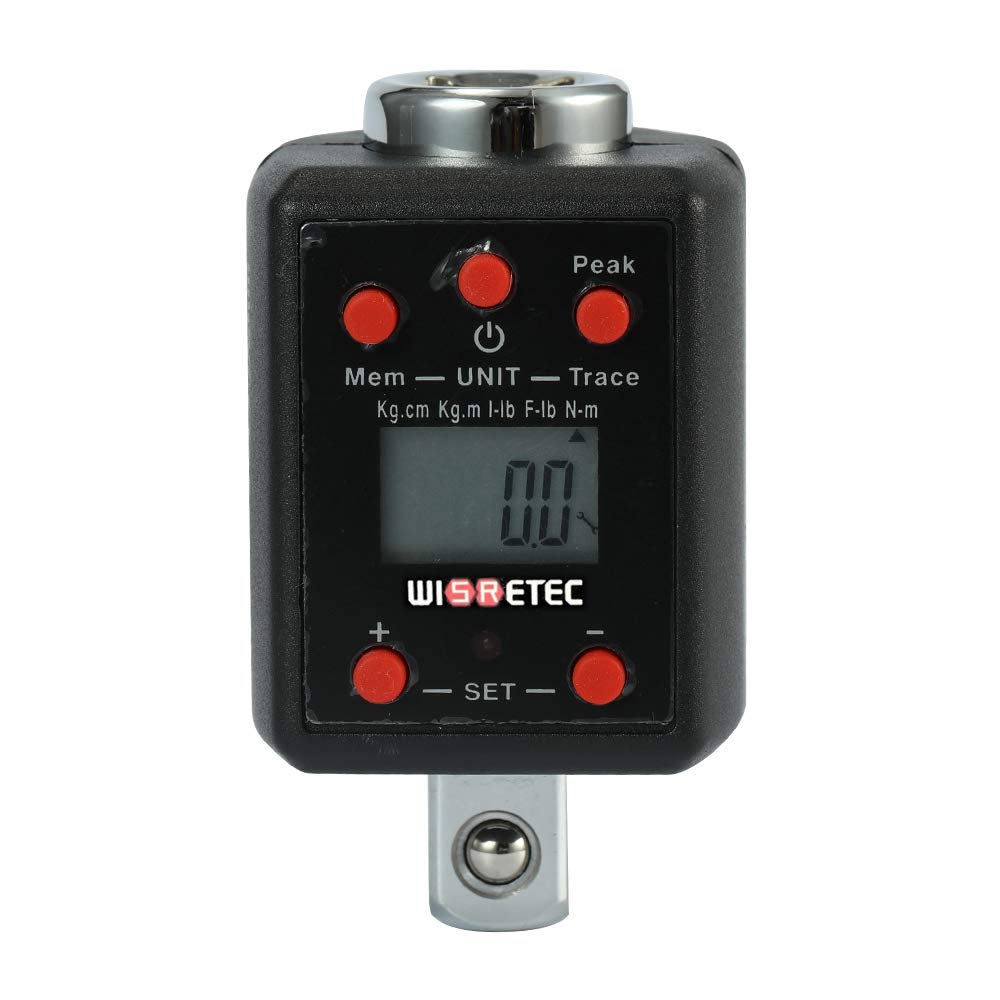 Torquímetro de torsión electrónico de alta precisión con pantalla digital ajustable, 1,5-30 Nm, llave universal profesional