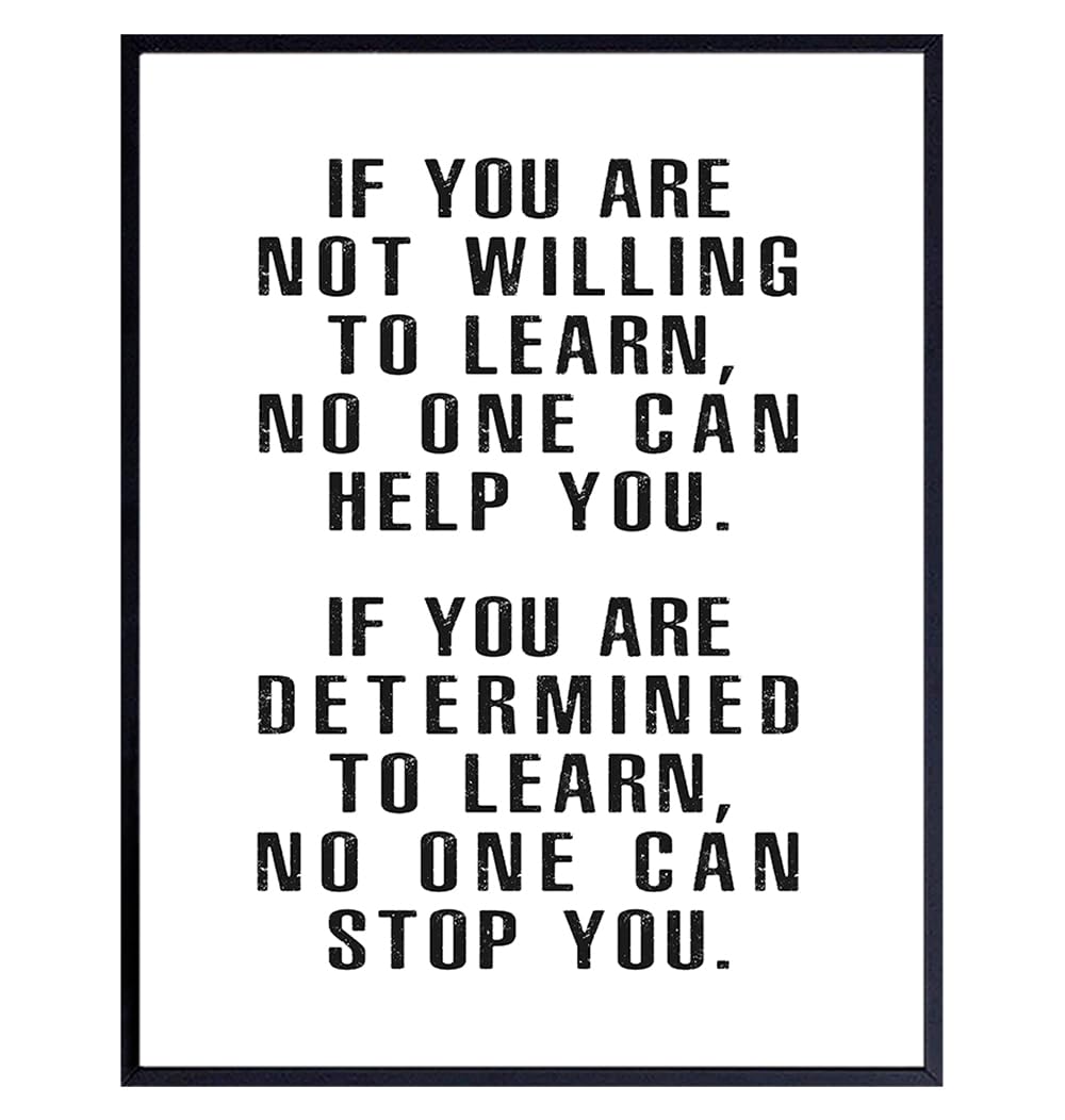 Home Office Inspirational Wall Decor 11x14 positive