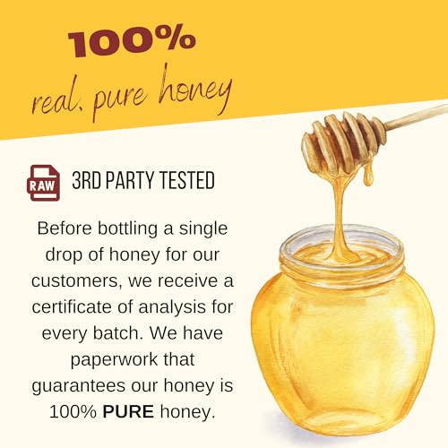 Bulk Honey - 6 LBS - Half Gallon of Raw Honey - Raw Wildflower