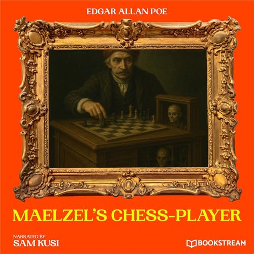 Diseño de la portada del título Maelzel's Chess-Player