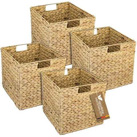Paniers de rangement HMF en jacinthe d'eau Cover