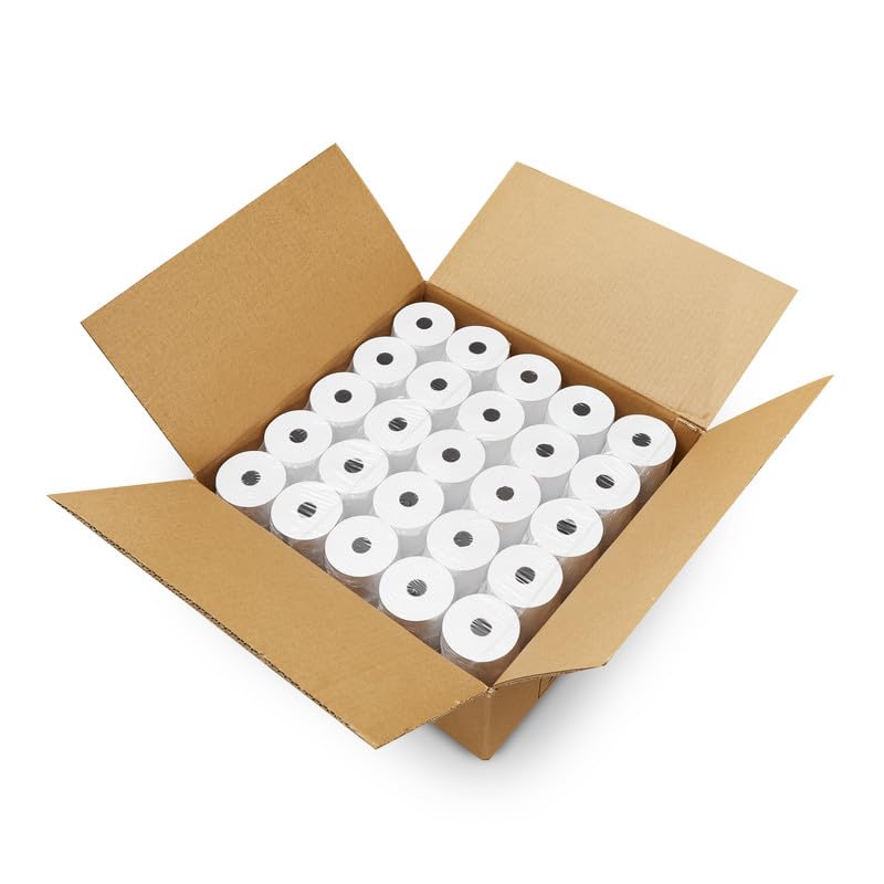 2 1/4” x 230' Thermal Receipt Paper Rolls Compatible with Most Samsung, Sharp, and Royal Alpha Cash Registers (Pack of 50)
