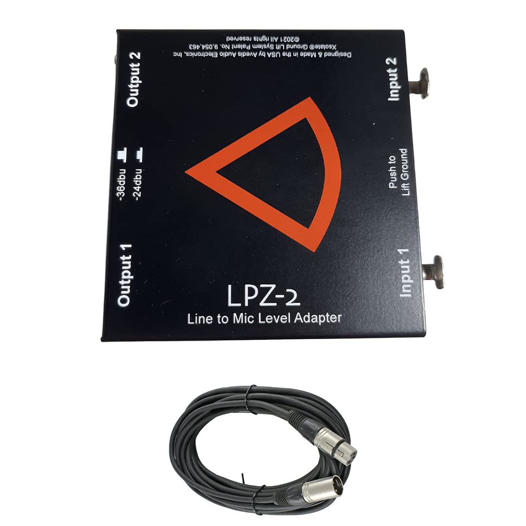 Amazon | Avedis Audio Electronics LPZ-2 ラインからマイクレベルへの