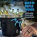 Insulated Ice Bucket with Lid & Scoop-XL Double-Walled, bar Essentials for Entertaining, Holiday Party, Stainless Steel Wine Chiller, Beverage Tub with Handle, Bottle Opener, Great Gift (Black)