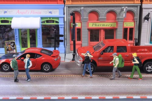zalati Travelers Miniature Toy Set 5pcs Figures Character 1:64 Simulation Statue Model Toy for Decoration - Image 4