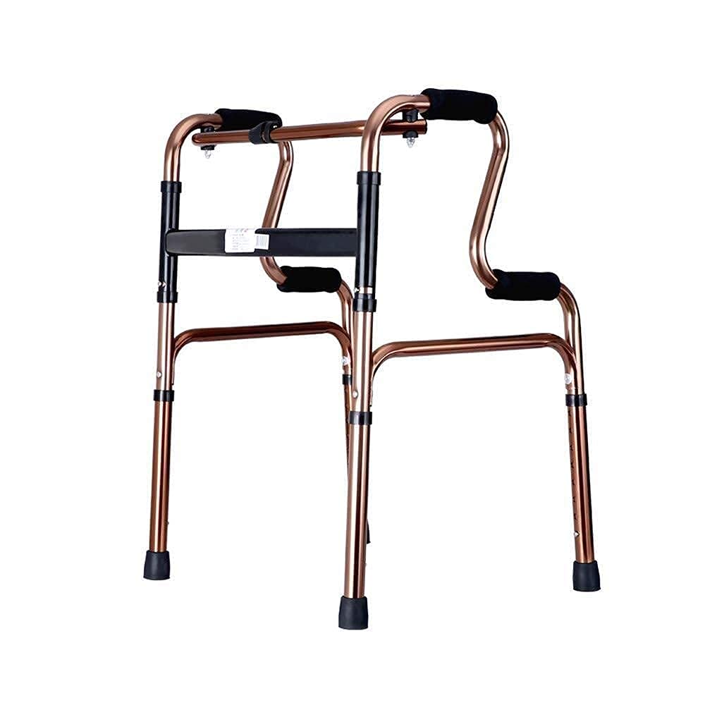 Polegaj na chodziku dla seniorów Rollator składany chodzik, lekki stop aluminium regulowana mobilność chodzik dla osób starszych, niepełnosprawnych, antypoślizgowy Comfortable anniversary