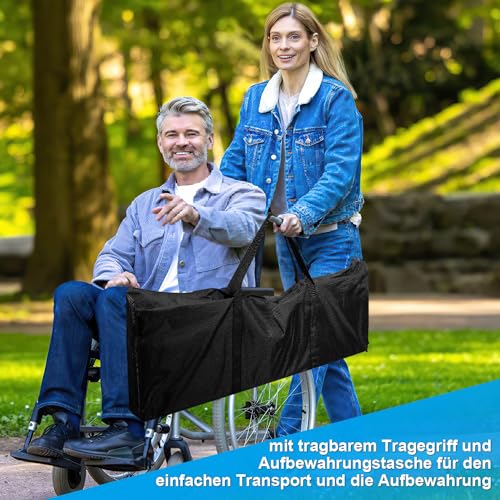 Sonnewelt 2 x 87-152 cm Rollstuhlrampe, Aluminium Auffahrrampe bis 300 kg, Rampe Rollstuhl, Teleskoprampe mit Textiltasche, Rollstuhlrampe Klappbar, Rollstuhlrampen, Treppenrampe für Rollstuhl