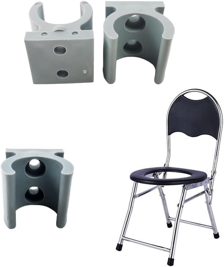 10 Pack Toilet Seat Riser Cushion Mount Clamp Replacement Raised Toilet Seat Pad Bracket Clips for Adjustable Raised Toilet Seat with Handles Padded Seat Senior Elderly Elevated Toilet Seats