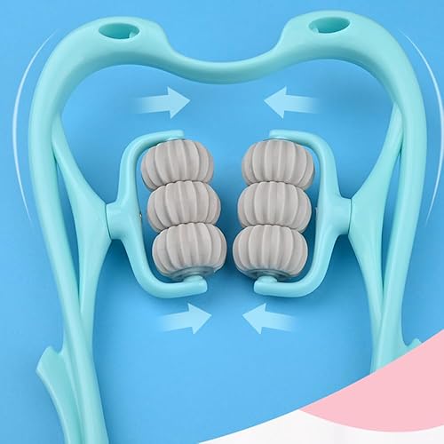 Miniatura 5 de Masajeador de cuello, masajeador de cuello con 6 bolas para aliviar el dolor de tejido profundo, masajeador de mano de cuello y hombros para cuello,