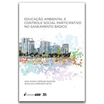 Capa do livro Educação Ambiental e Controle Social Participativo no Saneamento Básaico - 2024
