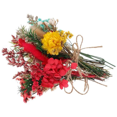 6 mini ramos naturales de flores secas con tallos miniatura 1