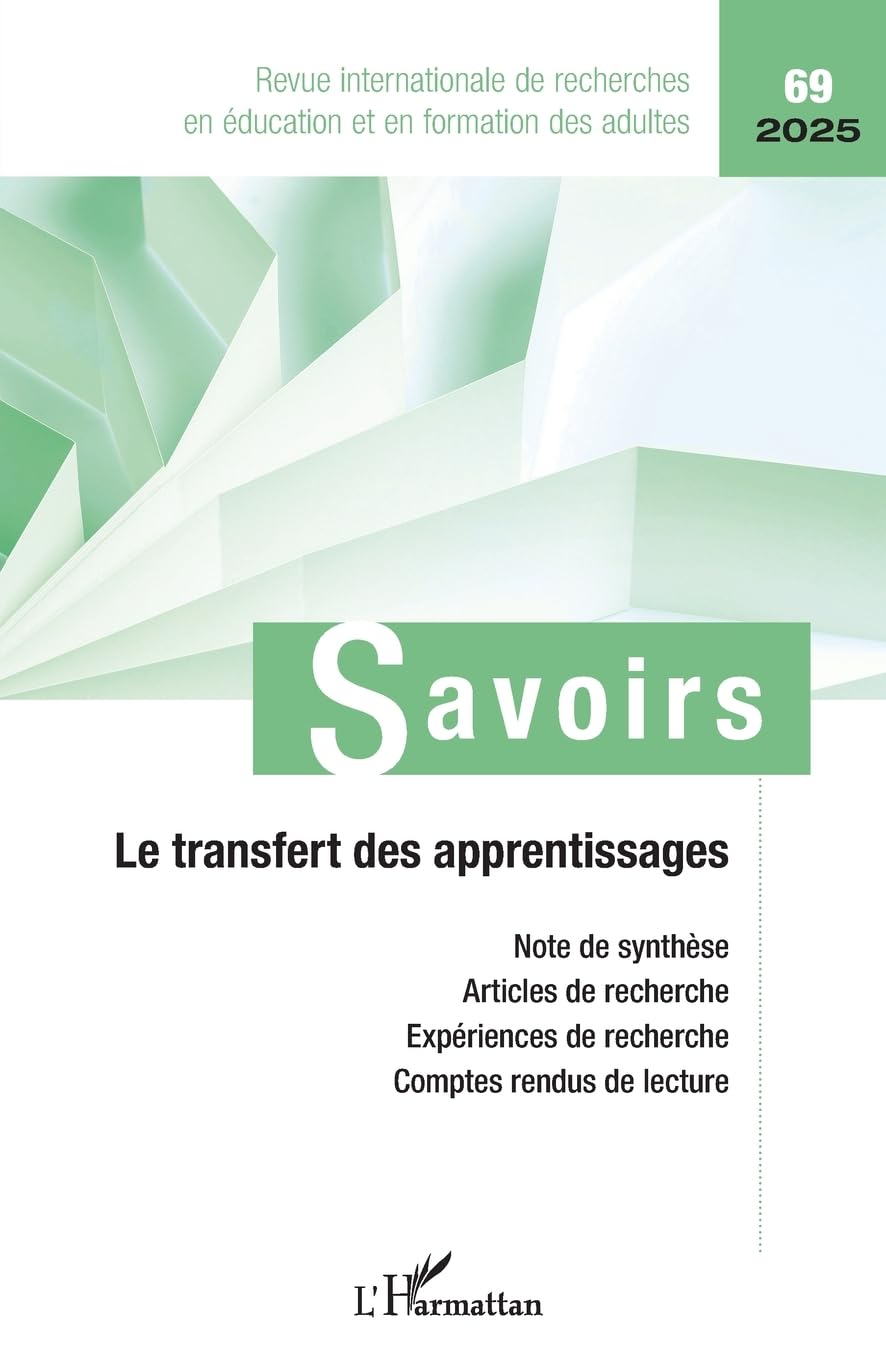 Le transfert des apprentissages: 69 (Savoirs)