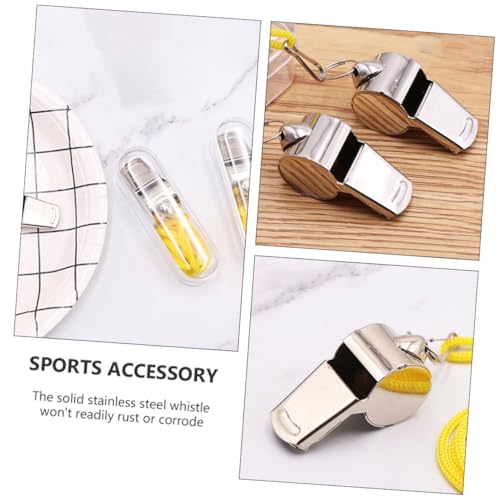 12 Silbatos deportivos de acero inoxidable SECFOU miniatura 7