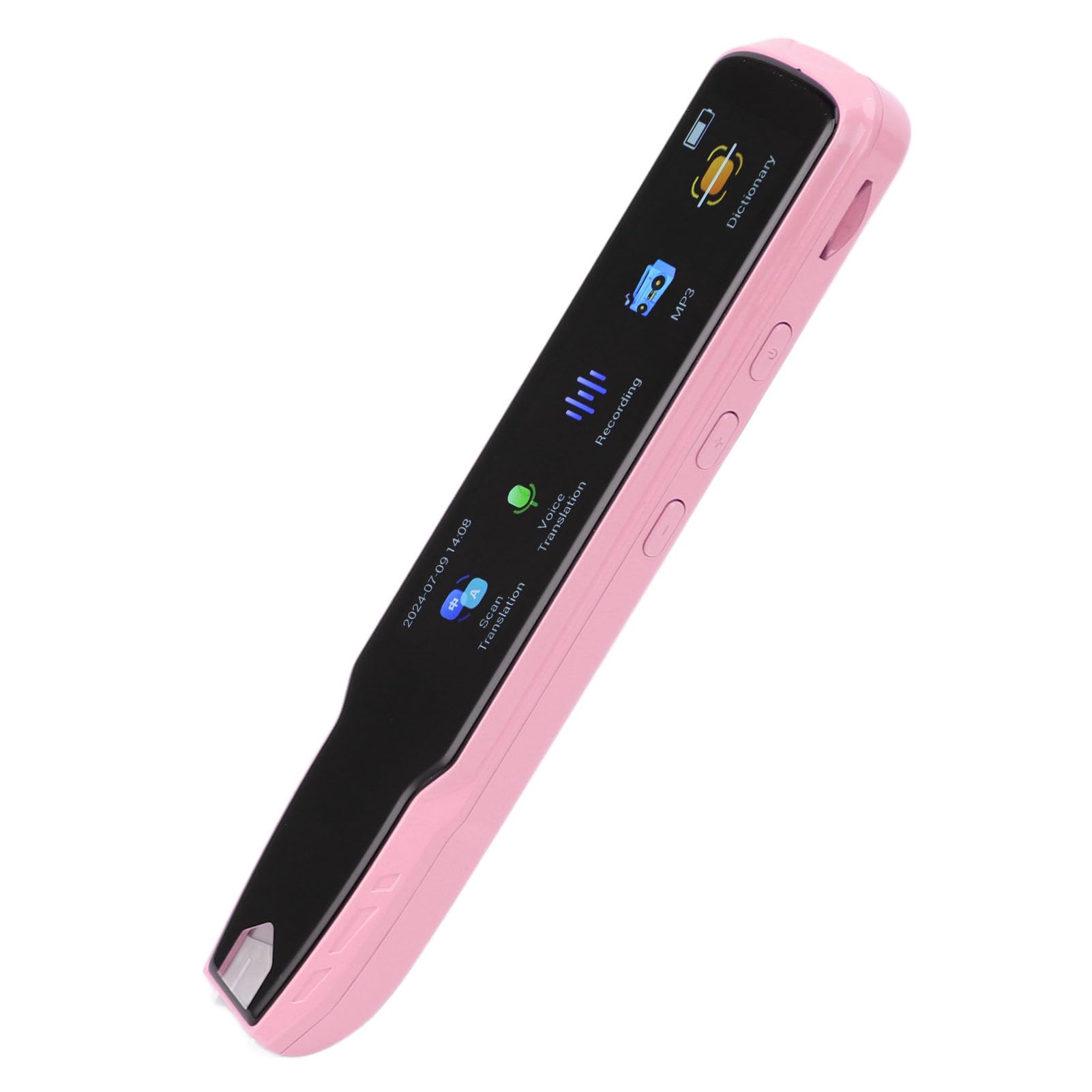 Sprachübersetzer-Stift, 112 Sprachen Offline Scannen mit (PINK)