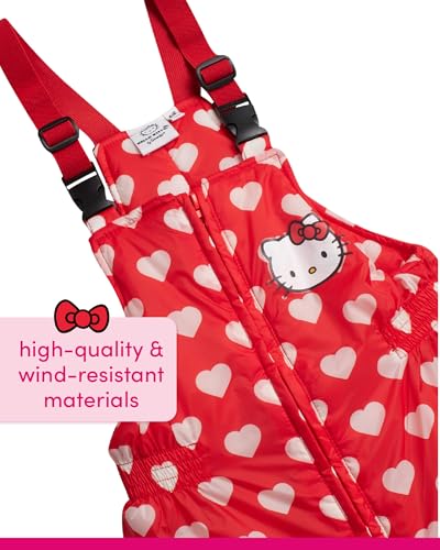Hello Kitty Toddler Girls' Snowsuit Set - 2 Piece Ski Jacket and Snow Bib Pants Set for Toddlers and Little Girls (3T-7)4
