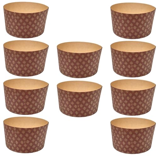 Panettone-Formen, hochwertig, 1 kg (10 Stück) – Professionelle...